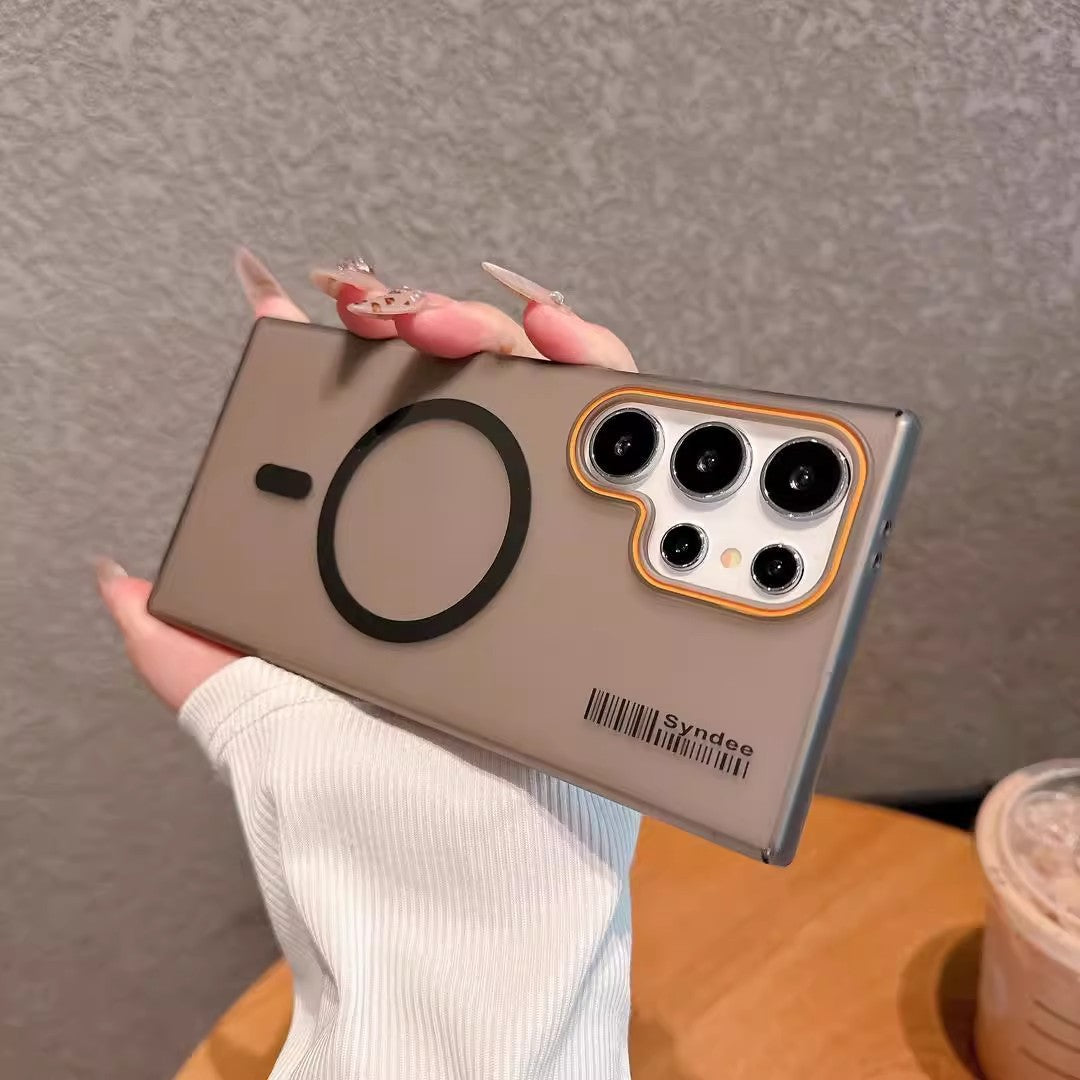 Samsung Ultra Series Soft Yarn Magnetic Absorption Suitable Semi- Trans Case