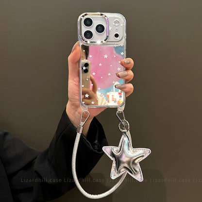 Apple Iphone series High-end mirror finish with full-screen stars Case (Exclusive)