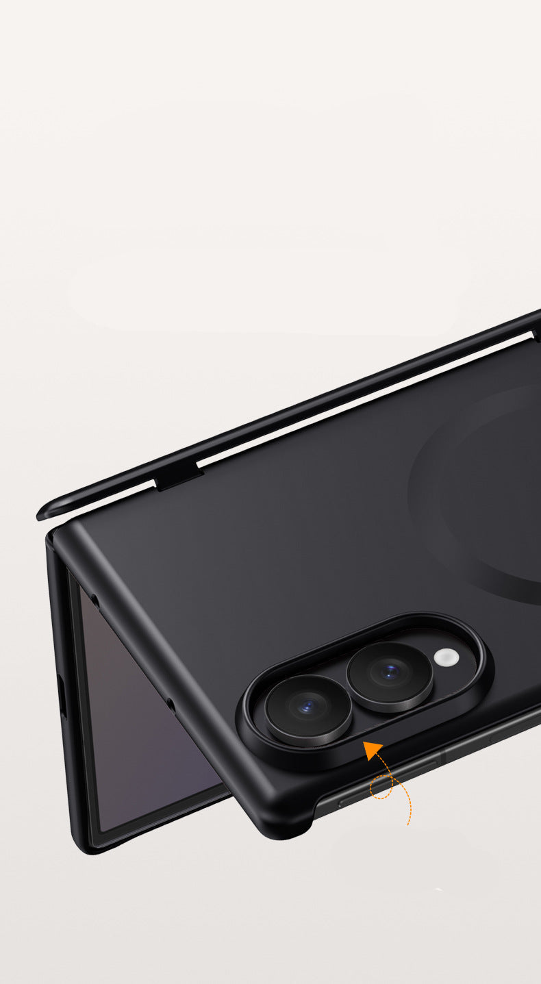 Samsung Fold folding screen full-coverage wide screen HD & Privacy glass case (Exclusive)
