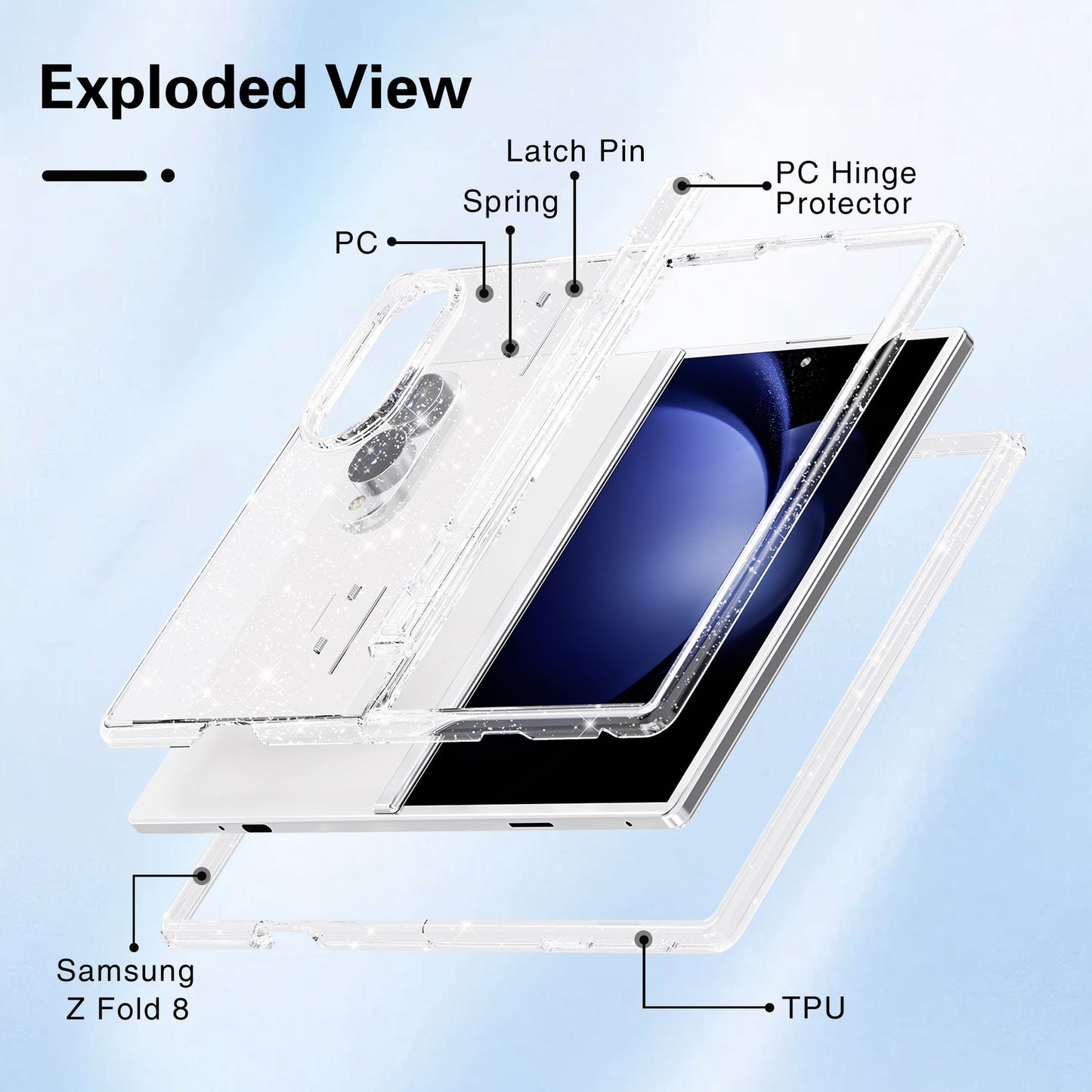 Samsung Fold Glamor folding phone case (Exclusive)