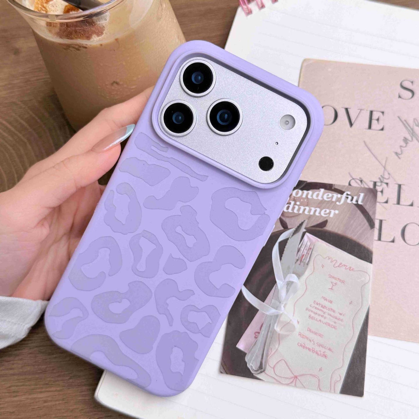 Apple Iphone Skin-Fell Leopard print soft shell Case (Exclusive)