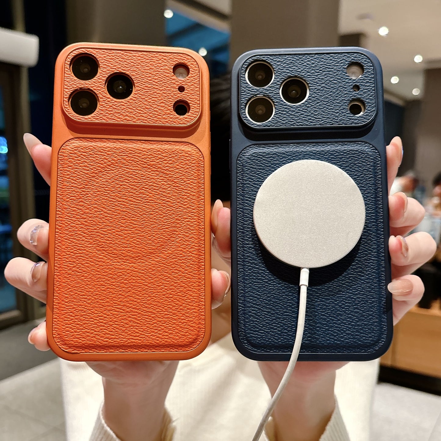 Apple Iphone Veneer Magnetic cover with Vibrant colors  (Exclusive)