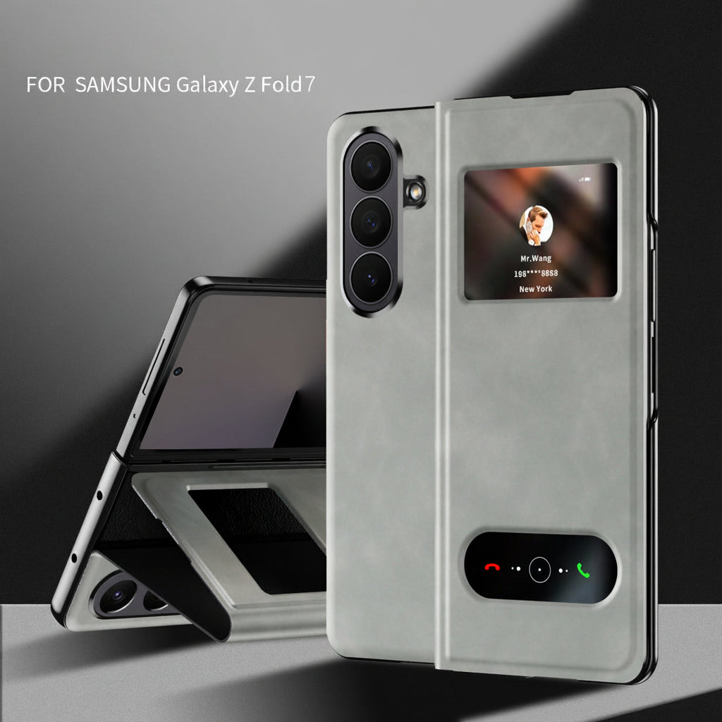 Samsung Fold Series Dual-Window Luxury Phone Case (Exclusive)