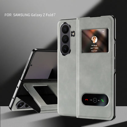 Samsung Fold Series Dual-Window Luxury Phone Case (Exclusive)