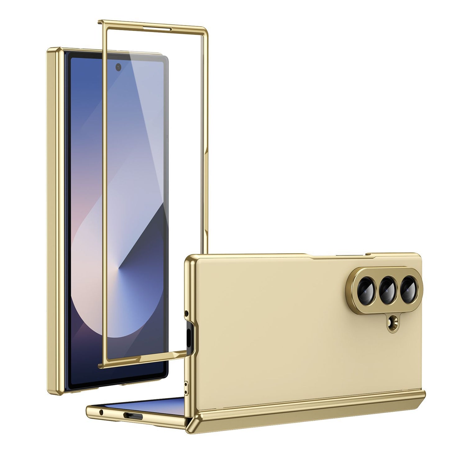 Samsung Fold series Electroplated PC Folding Ultra with Full Hinge Coverage Case (Exclusive)
