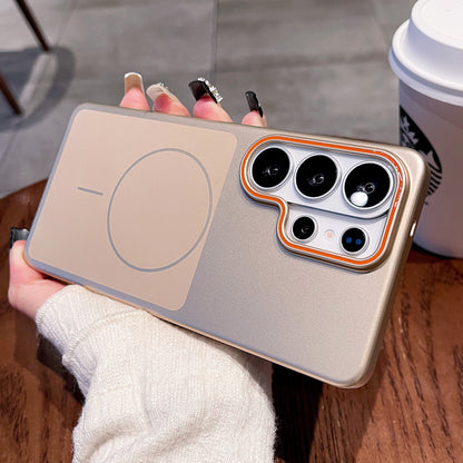 Samsusng Ultra Imitation of Original Magnetic Suction, Skin-Feel Matte Pc Anti-Fall Protective Case (Exclusive)