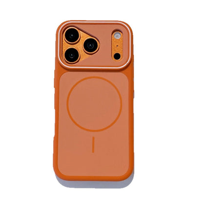 Apple Iphone Large -View Magnetic Phone Case skin feel matte Finish Dual color (Exclusive)