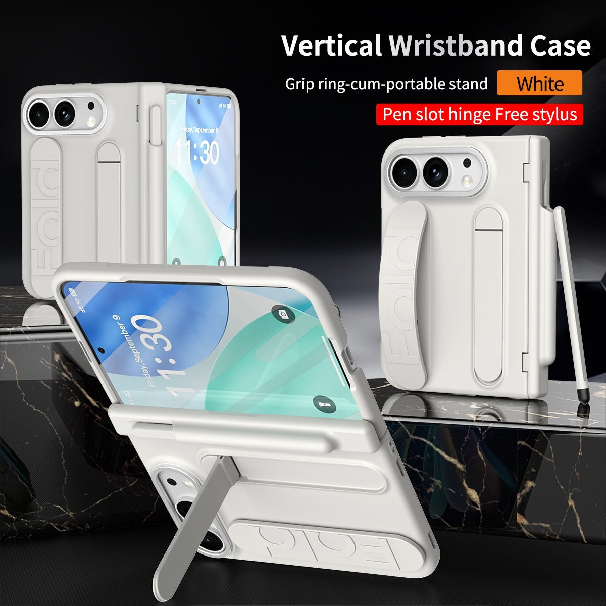 Apple Iphone Ultra series pen wrist strap stand, and full-coverage protective case (Exclusive)