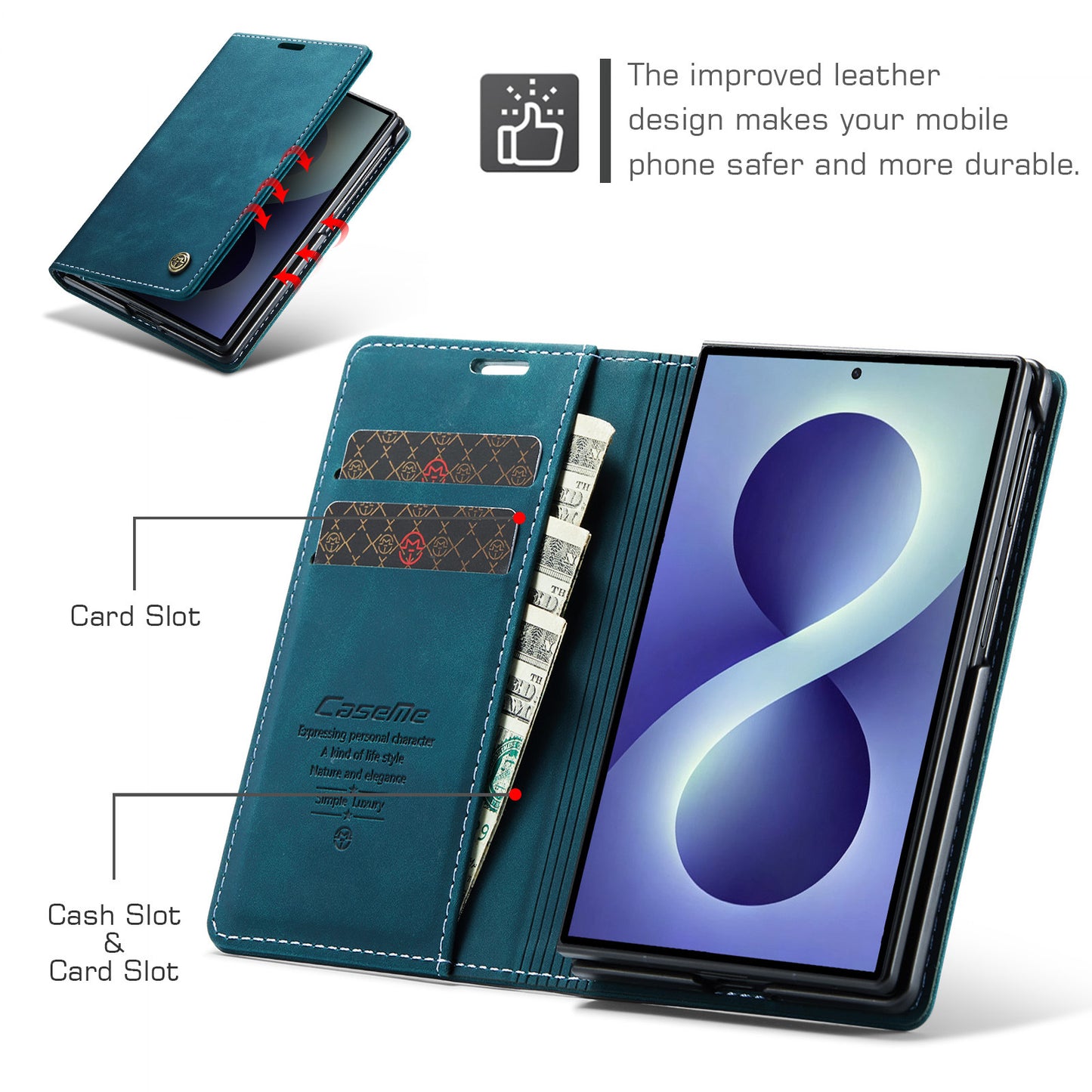 Samsung Fold series Leather premium quality case (Exclusive)