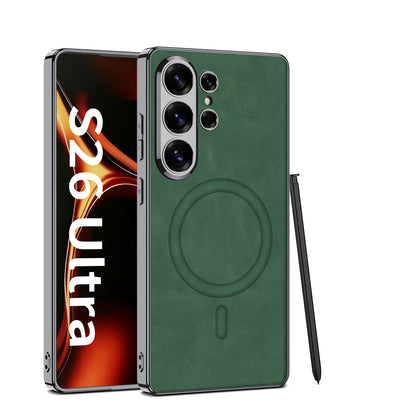 Samsung Ultra Fine-Pore Phone Case, Matte Leather Case (Exclusive)