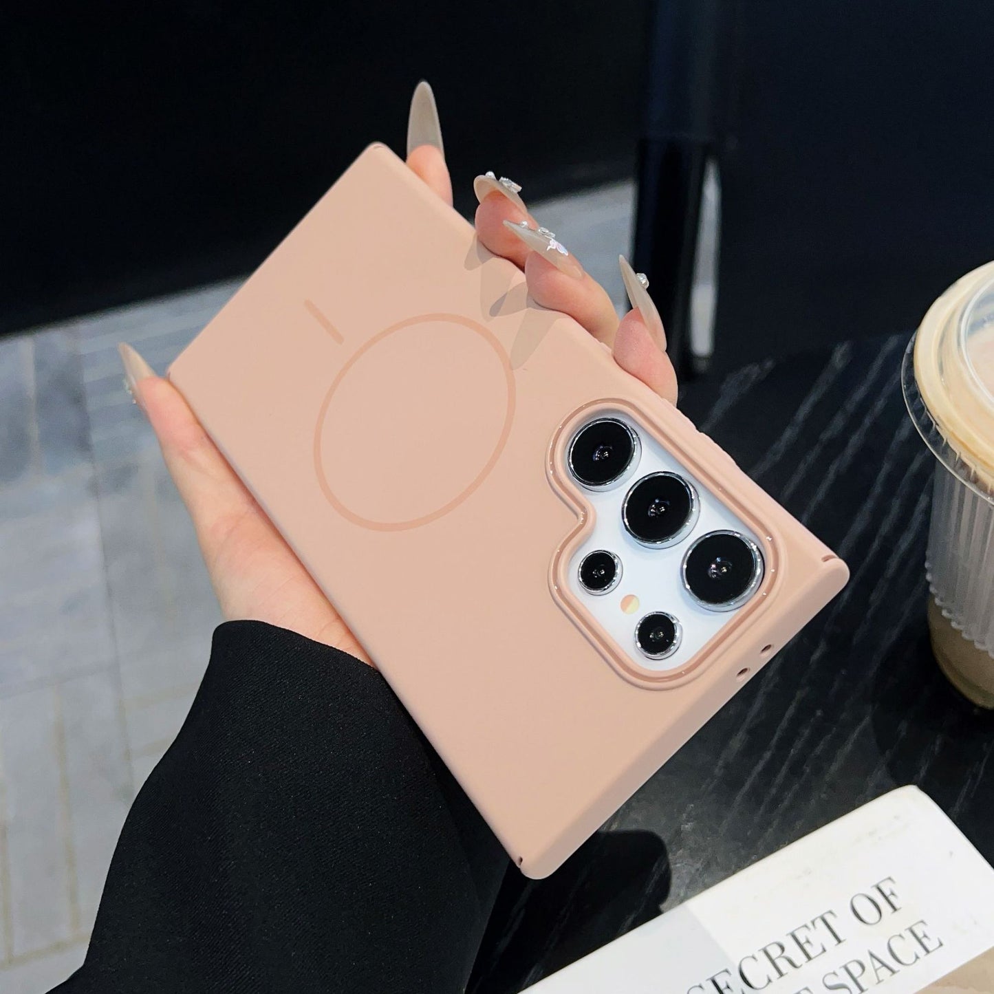 Samsung Ultra Series Magnetic Phone Case Skin Friendly Matte Fashionable Macaron Thin Hard Case  (Exclusive)