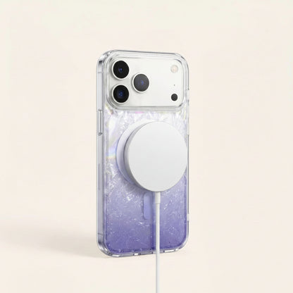 Apple Iphone Dreamy Seashell pattern magnetic phone Case (Exclusive)