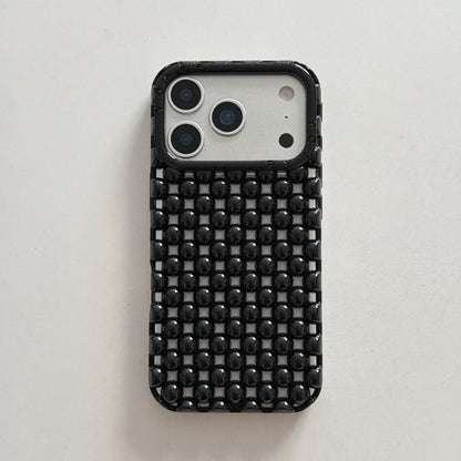 Apple Iphone Solid Color Pearl Creative Mobile Phone Case (Exclusive)