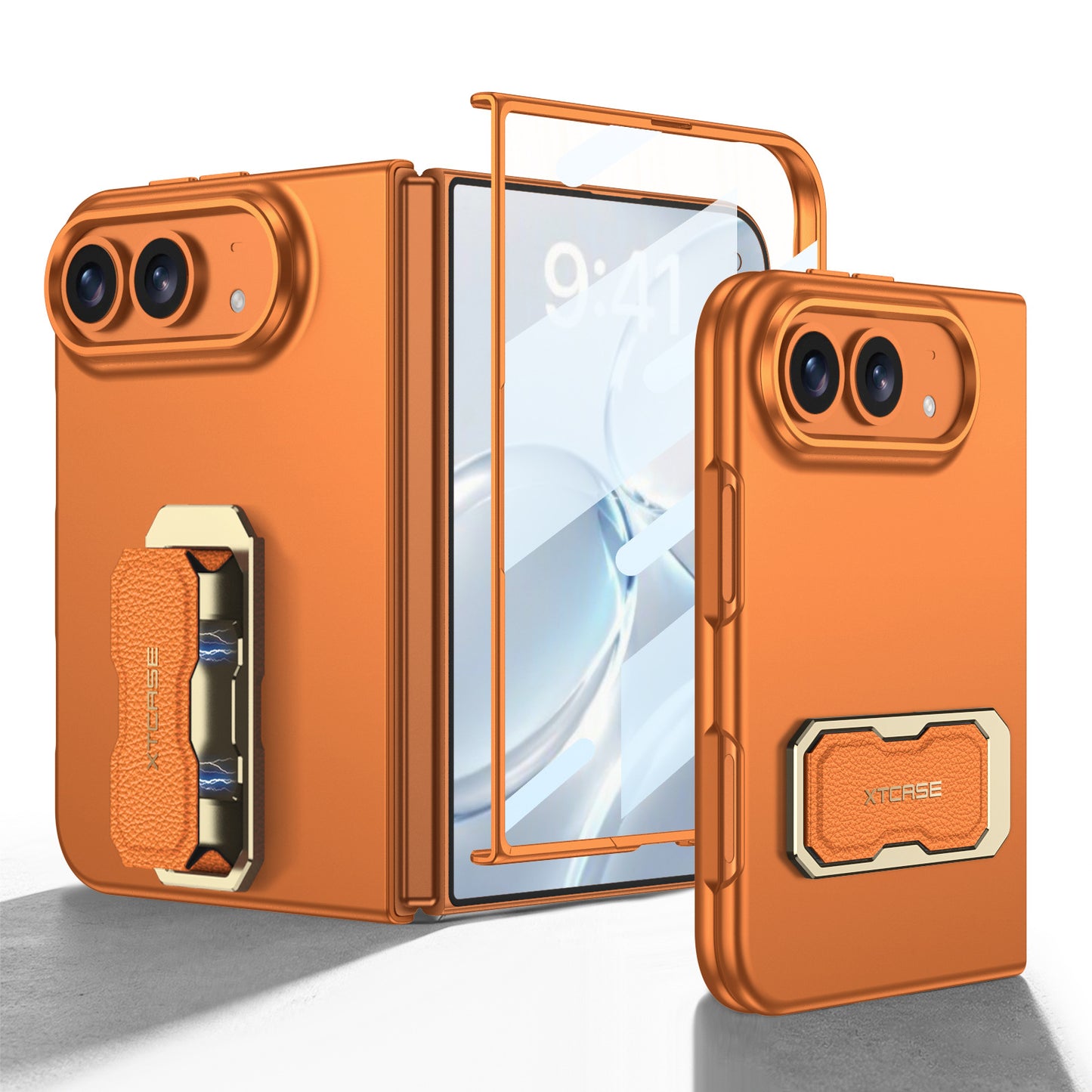 Apple Iphone Ultra-thin Fold Wristband, Rotating Stand, Foldable Case, Film Protector case (Exclusive)