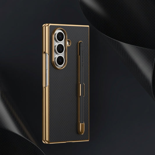 Samsung Z Fold Series Kevlar Pen Slot Case Ultra Thin Case with Pen  (Exclusive)