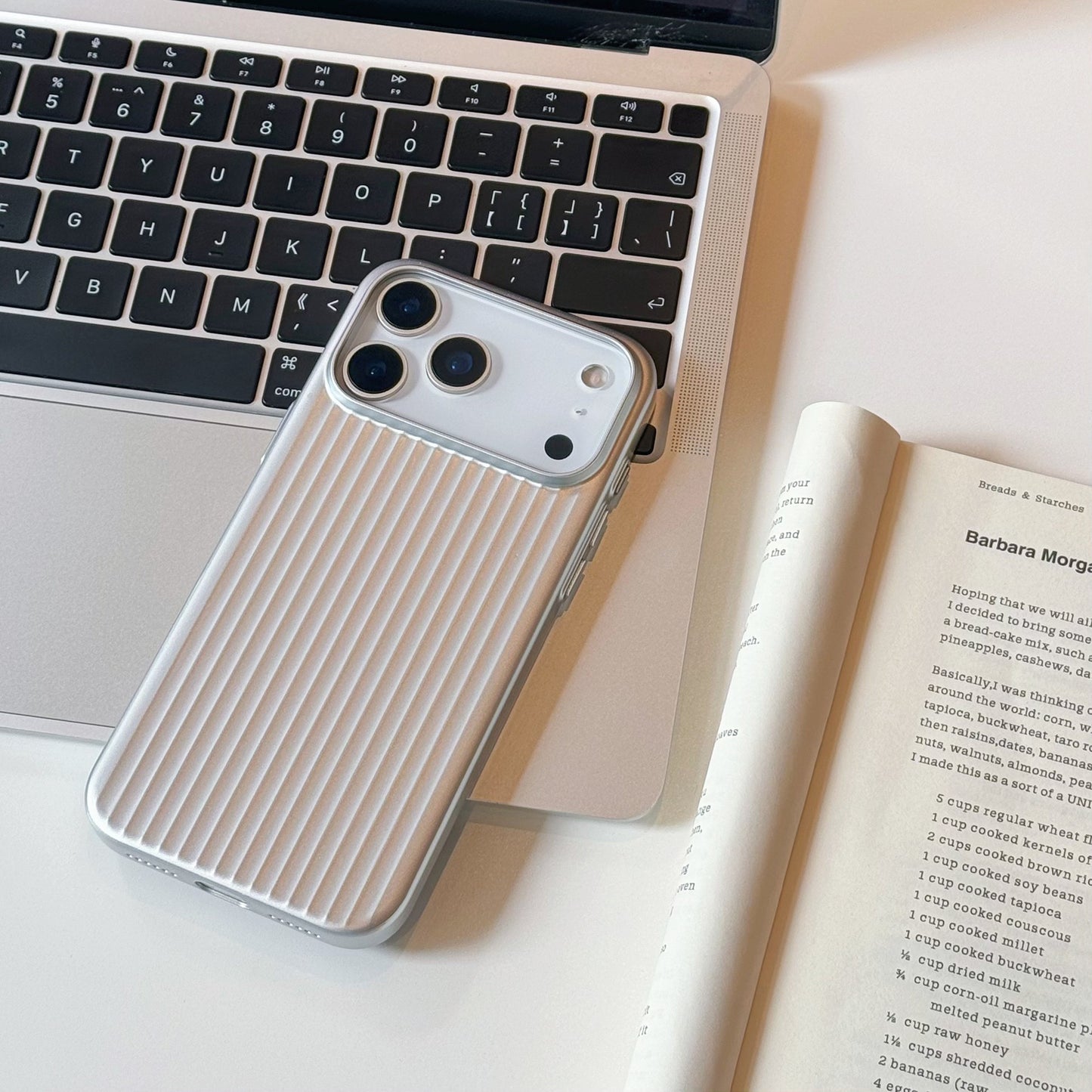 Apple Iphone series Corrugated Large Hole Magnetic Suction Anti-Fall Protective Case (Exclusive)