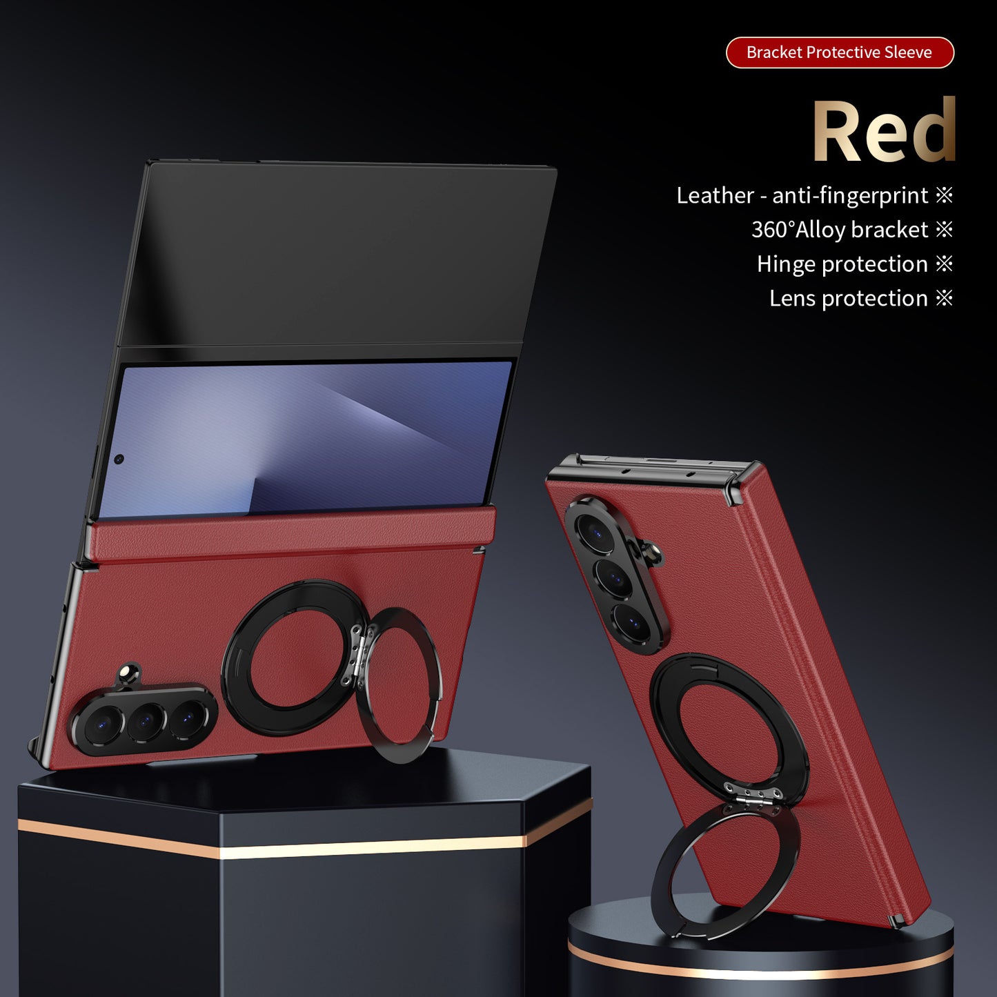 Samsung Galaxy Z Trifold Rotating Stand Hinge Shell Phone Case (Exclusive)