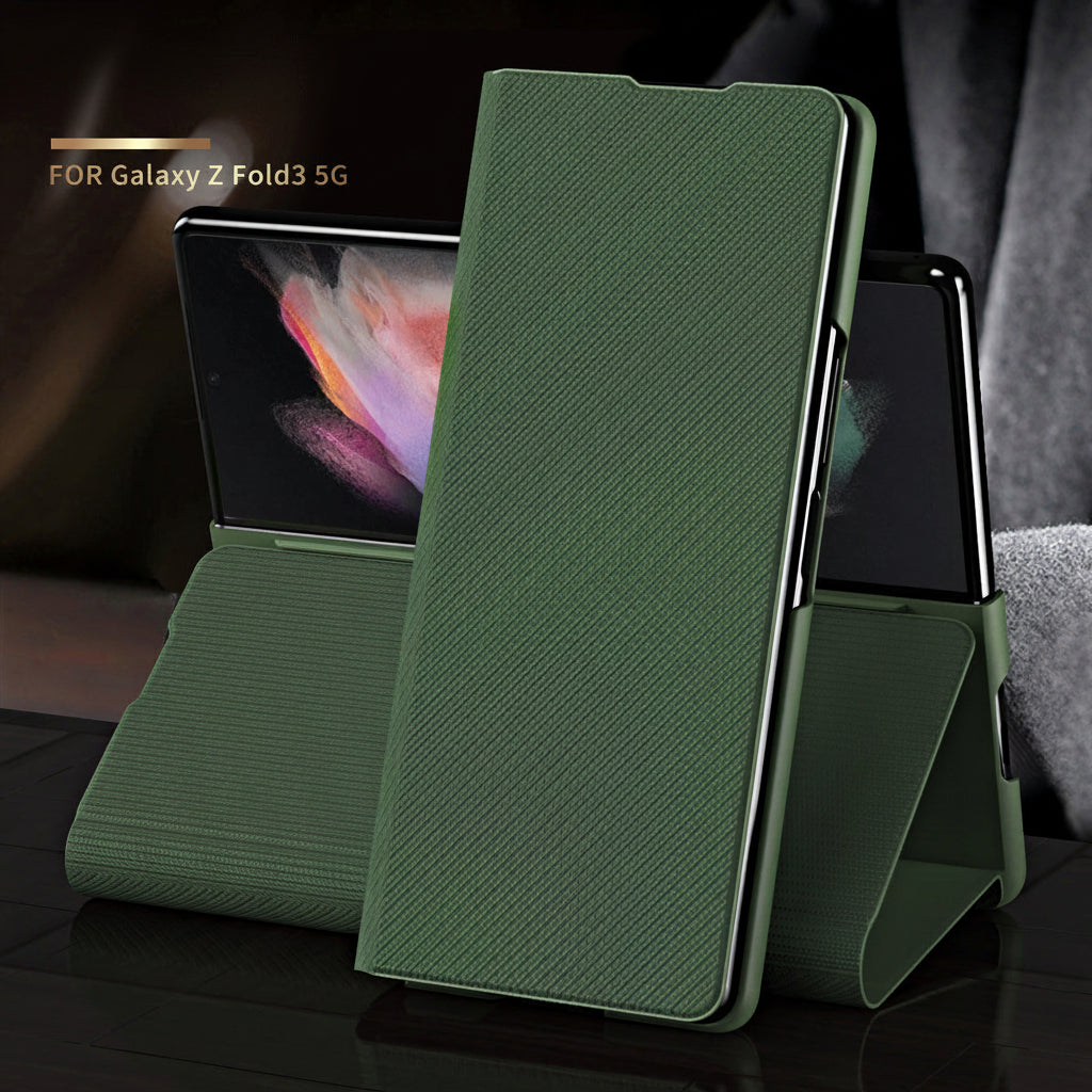 Samsung Fold series Kevlar texture flip phone case (Exclusive)