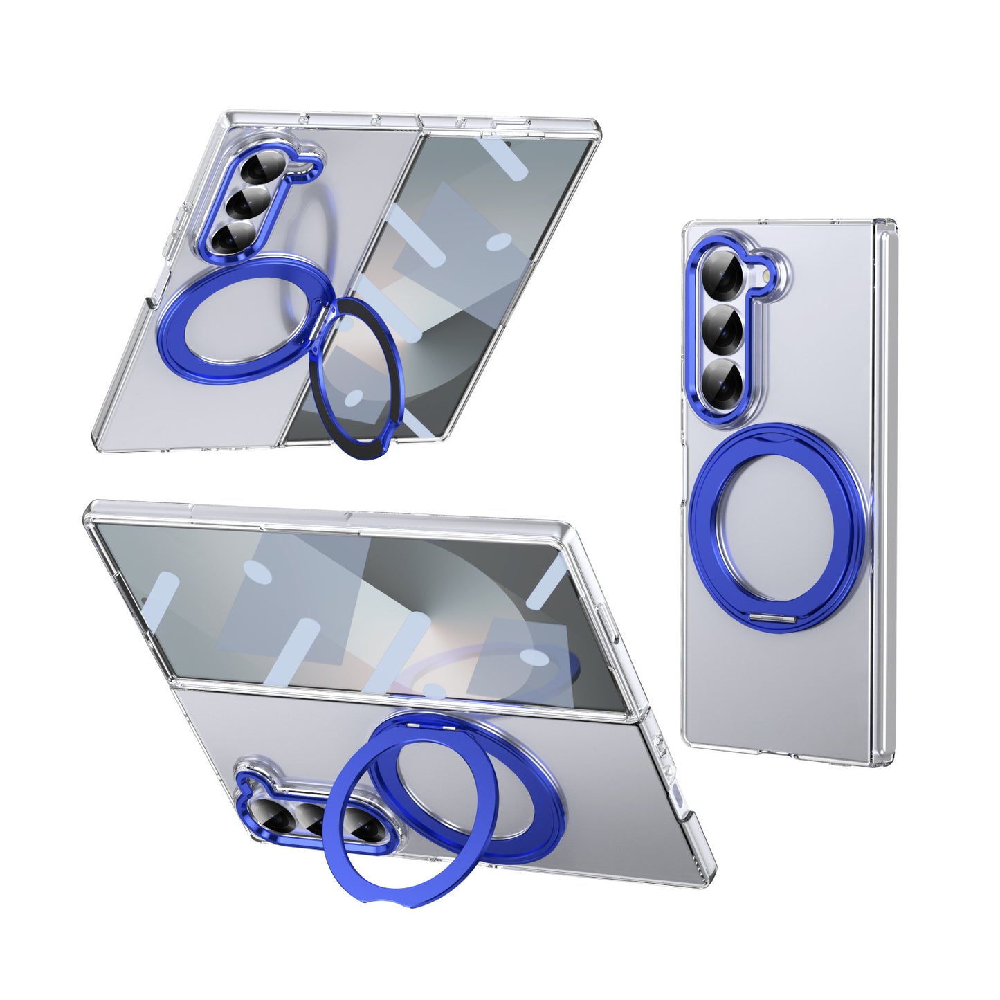 Samsung  Fold series Magnetic Rotating Stand Wireless Charging  Case and Film Integrated Protective Case (Exclusive)