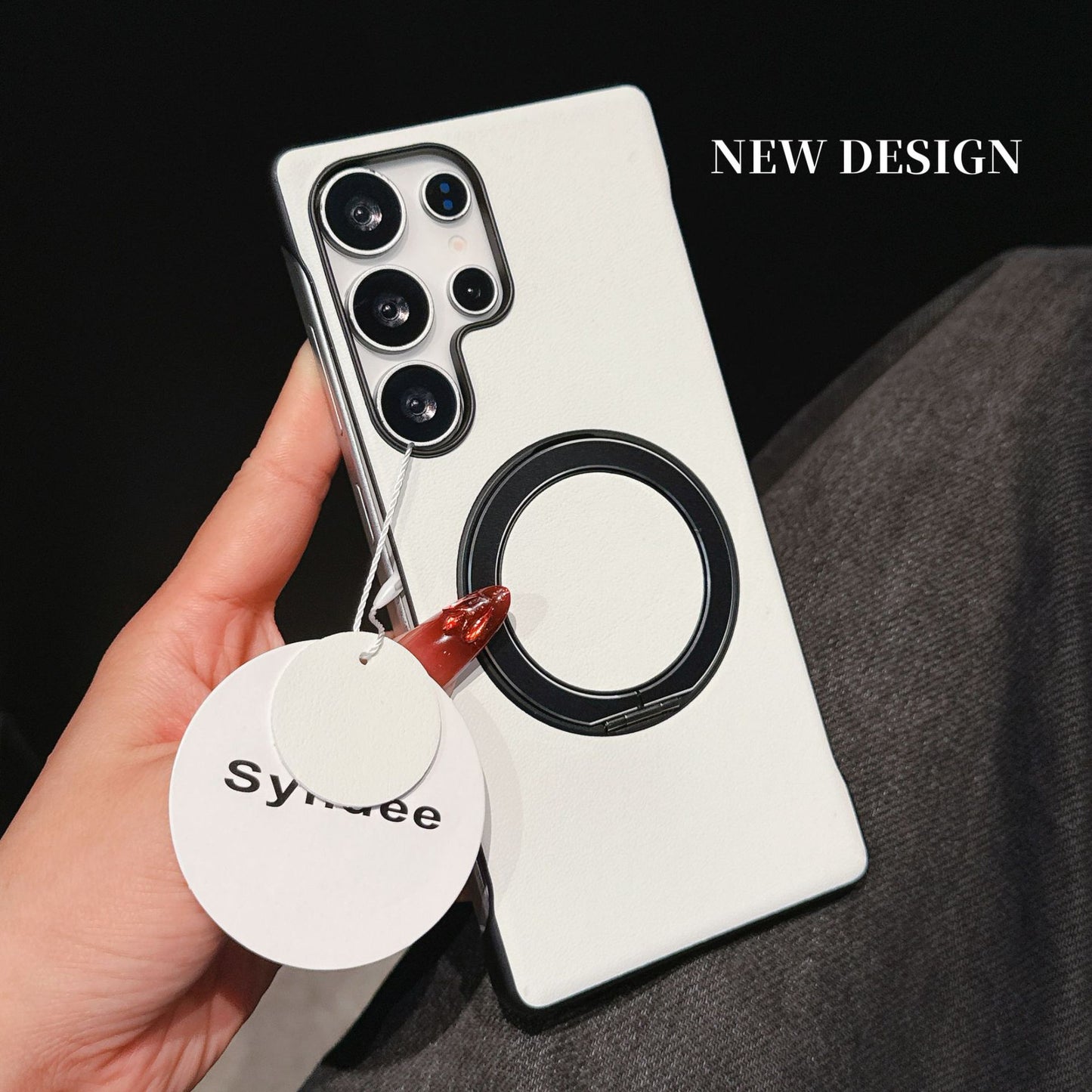 Samsung Ultra Series Plain Leather Cover with Stand with Vibrant Colors  (Exclusive)