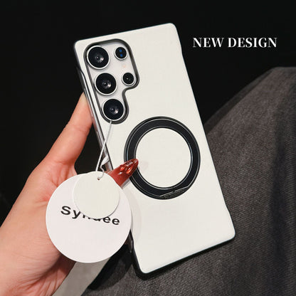 Samsung Ultra Series Plain Leather Cover with Stand with Vibrant Colors  (Exclusive)