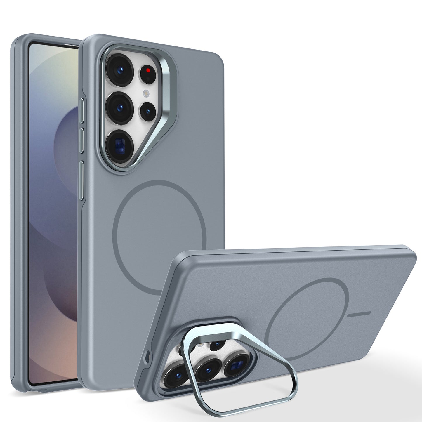 Samsung Ultra Series Pinchuang Solid Color Magnetic Lens Holder Anti-Fall Protective Cover  (Exclusive)