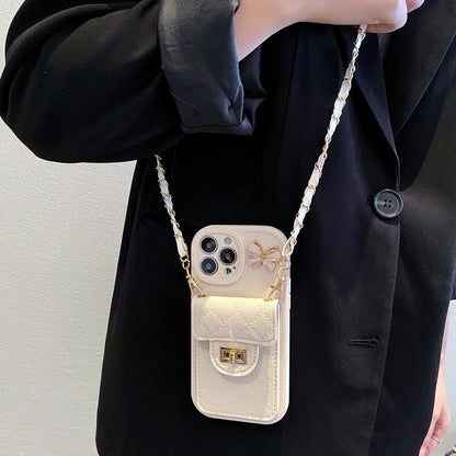 Apple Iphone Chanel Style Butterfly Card Holder Case (Exclusive)