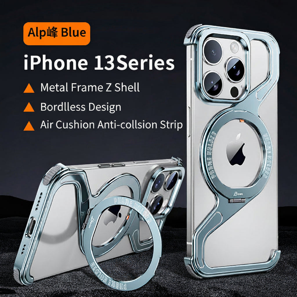 Apple Iphone Snap-On Z Shell Magnetic Stand Case (Exclusive)