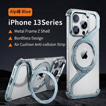Apple Iphone Snap-On Z Shell Magnetic Stand Case (Exclusive)