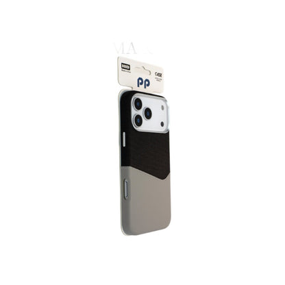 Apple Iphone Plain Leather Card-Insert with Dual Tone case (Exclusive)