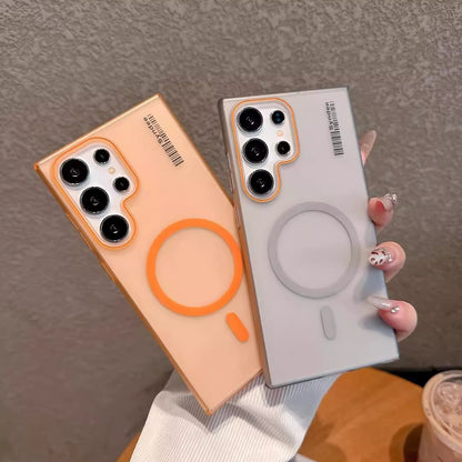 Samsung Ultra Series Soft Yarn Magnetic Absorption Suitable Semi- Trans Case