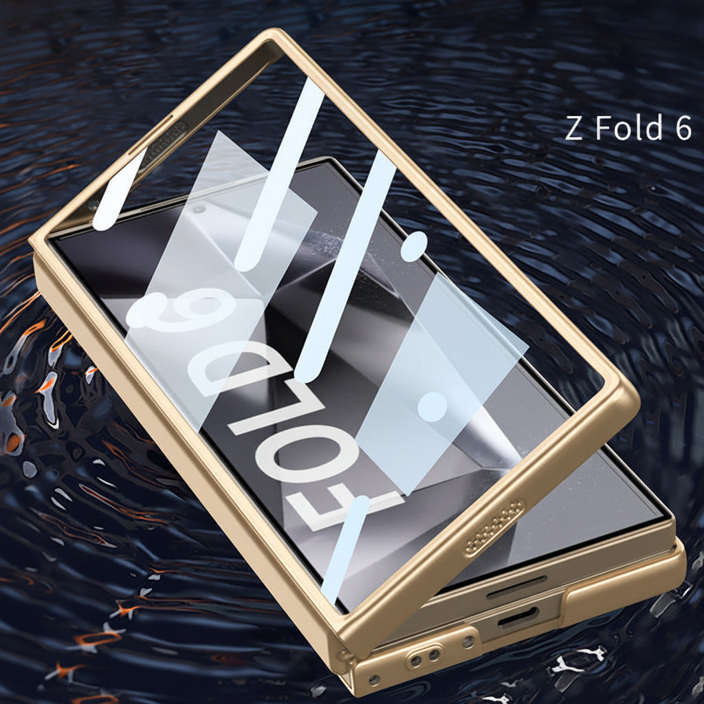 Samsung Fold card holder, sliding window lens protective case (Exclusive)