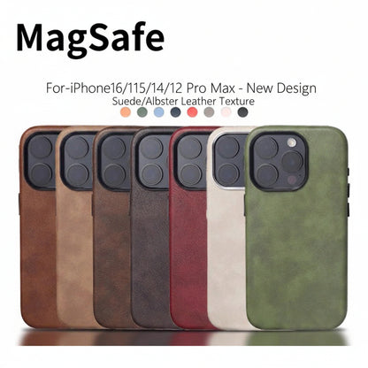 Apple Iphone series Crazy Horse Leather Retro Magnetic Suction Case (Exclusive)