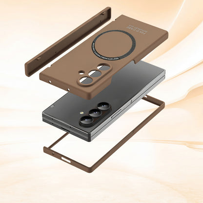 Samsung Fold series Extraordinary Magnetic Pen Slot Hinge All-Inclusive Protective Case (Exclusive)