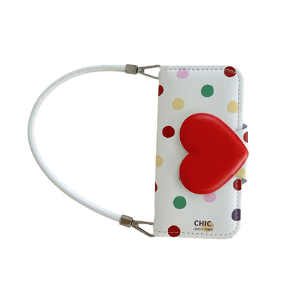 Apple iphone Three-Color Heart Suitable Case (Exclusive)