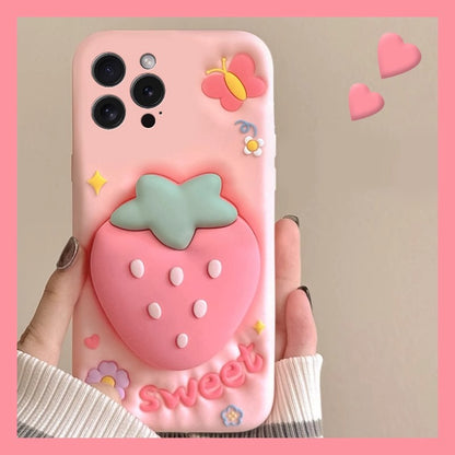 Apple Iphone Strawberry Stand Case (Exclusive)