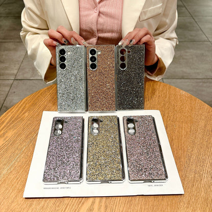 Samsung Fold series Electroplated Sparkling Glitter Large Diamond Folding Case (Exclusive)