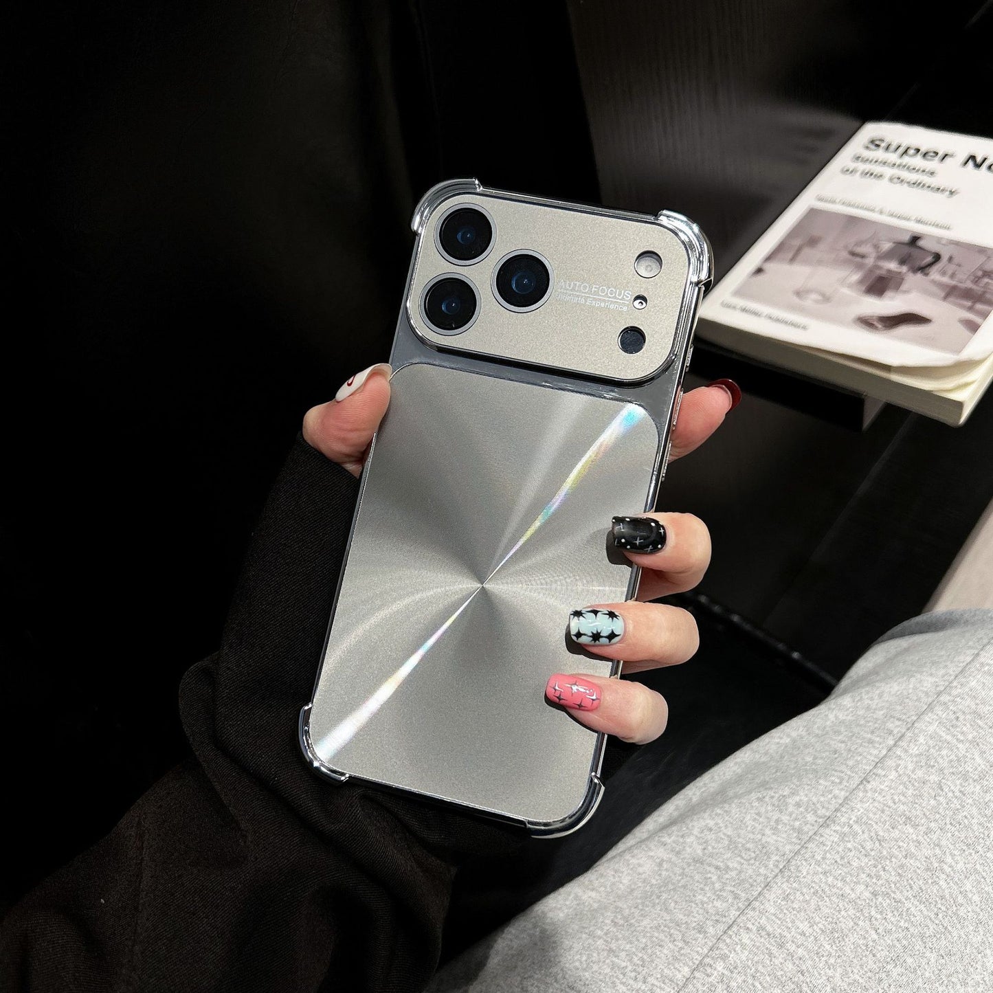 Apple Iphone Anti-Fall Cd Pattern Electroplating Case (Exclusive)