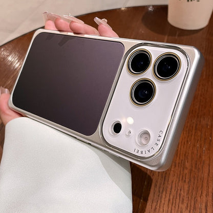 Apple Iphone Square Case Gradient Crystal Lens Film  Ai Button Protective Case (Exclusive)