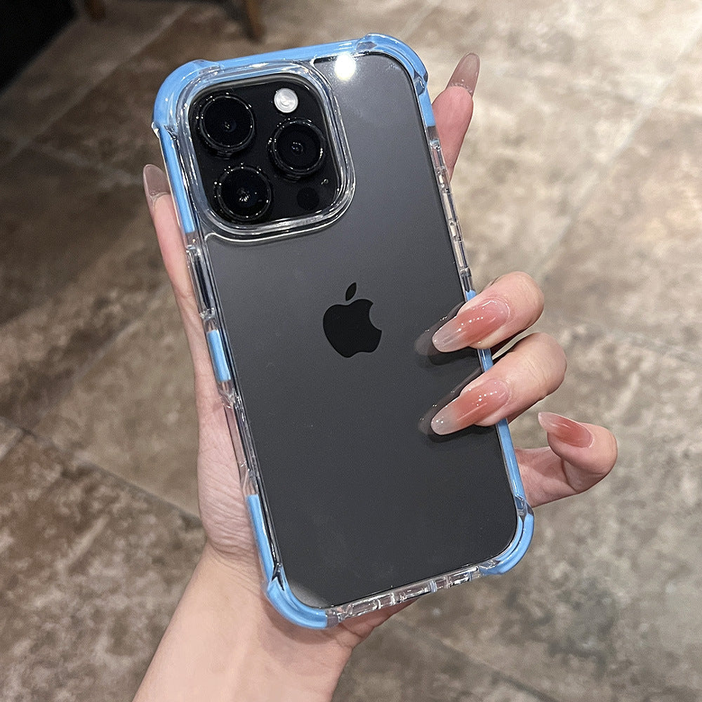 Apple Iphone series Air Bag Anti-Fall High Transparency Anti-Slip High-End Transparent Protective Case (Exclusive)