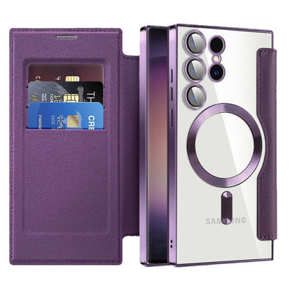 Samsung Ultra series Electroplated Gold Shield Magnetic Case (Exclsuive)
