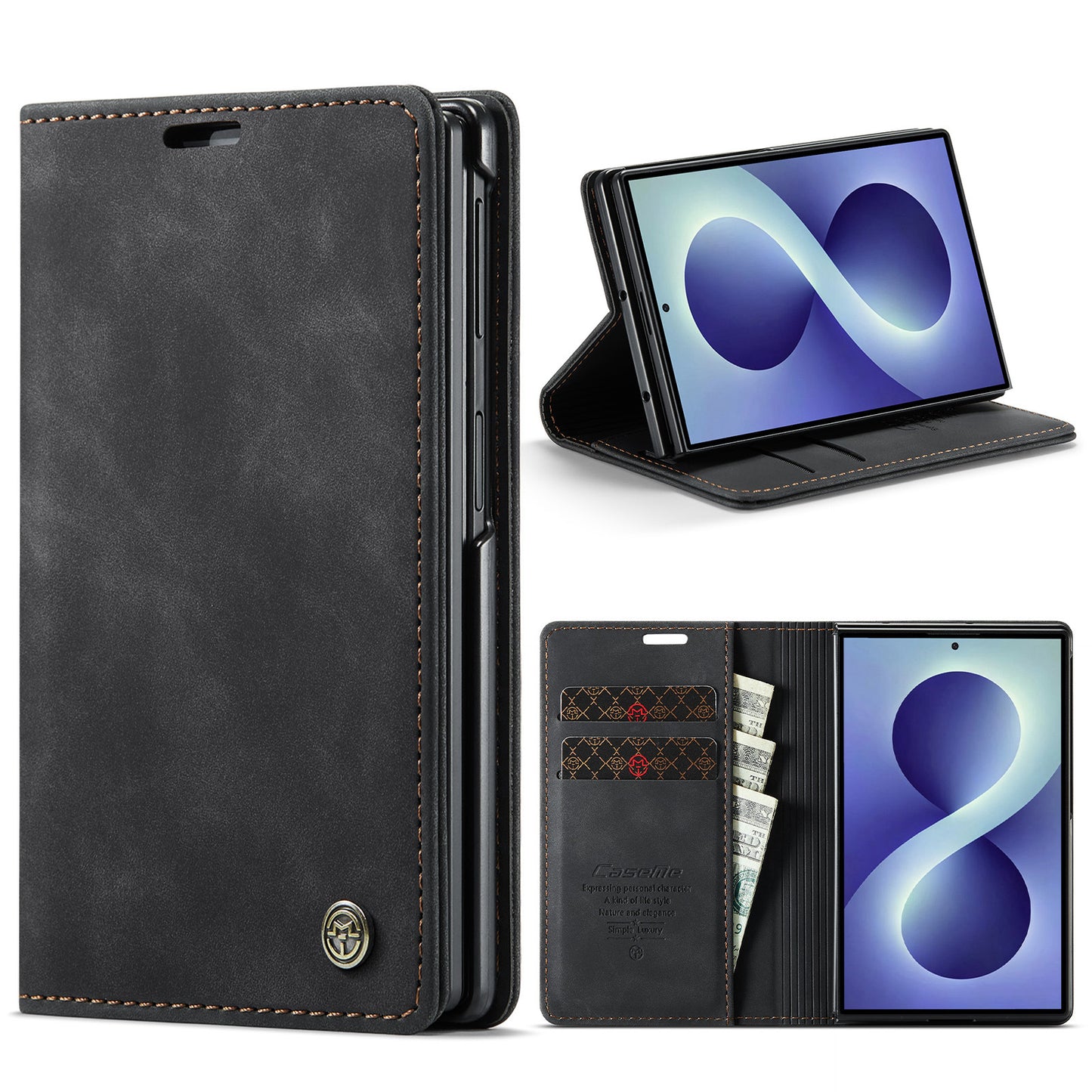 Samsung Fold series Leather premium quality case (Exclusive)
