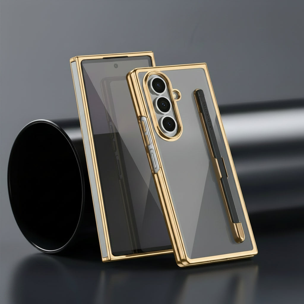Samsung Z Fold Series Kevlar Pen Slot Case Ultra Thin Case with Pen  (Exclusive)