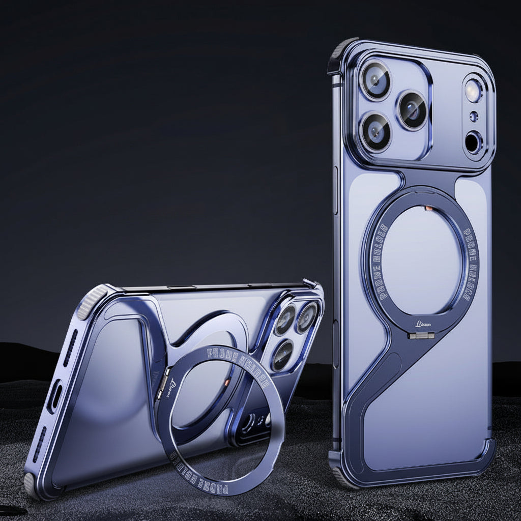 Apple Iphone Snap-On Z Shell Magnetic Stand Case (Exclusive)
