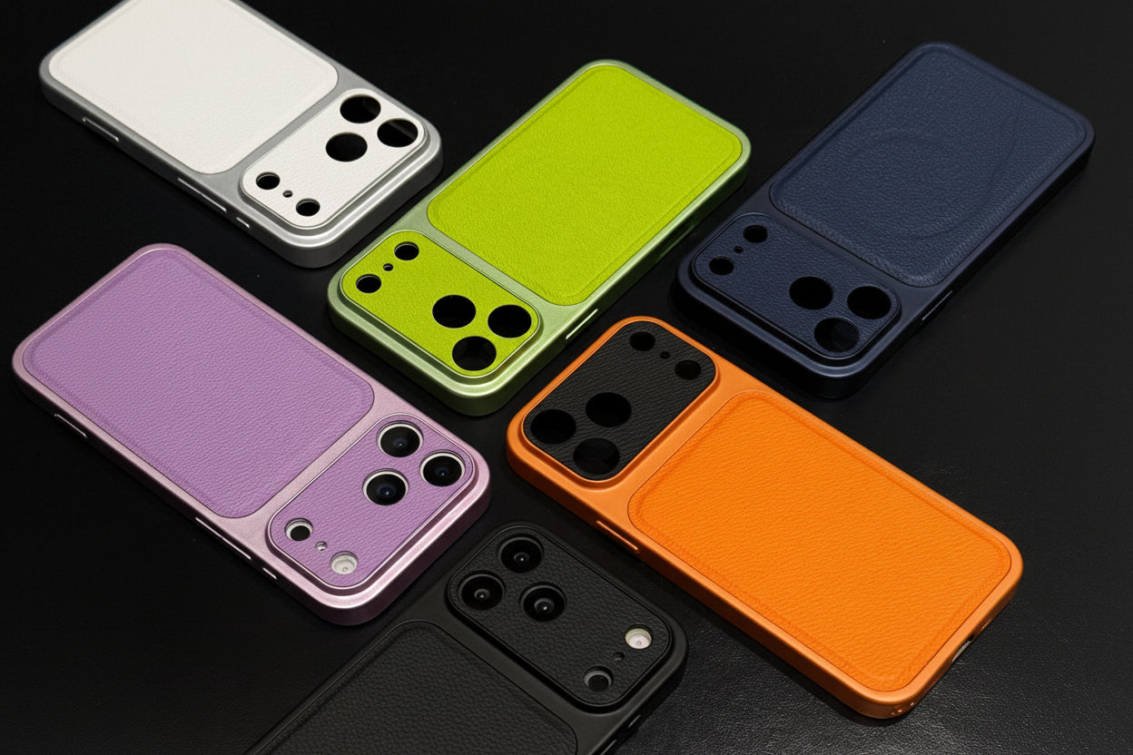 Apple Iphone Veneer Magnetic cover with Vibrant colors  (Exclusive)