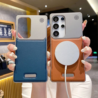 Samsung Ultra Series Skin Feel Aromatherapy Leather Mobile Case Magnetic  (Exclusive)