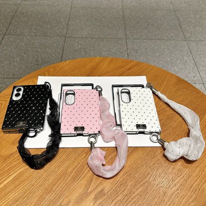 Samsung Z Fold Chanel-style  folding phone Case (Exclusive)