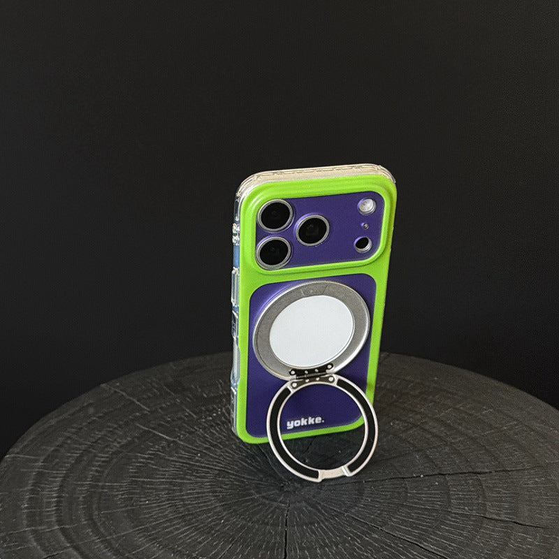 Apple Iphone 360-Degree Rotating Integrated Stand Suitable Case (Exclusive)