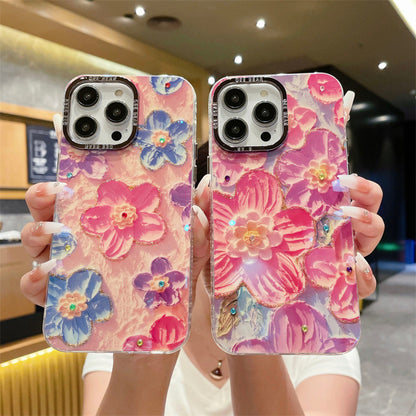 Apple Iphone Rainbow flower phone Case (Exclusive)