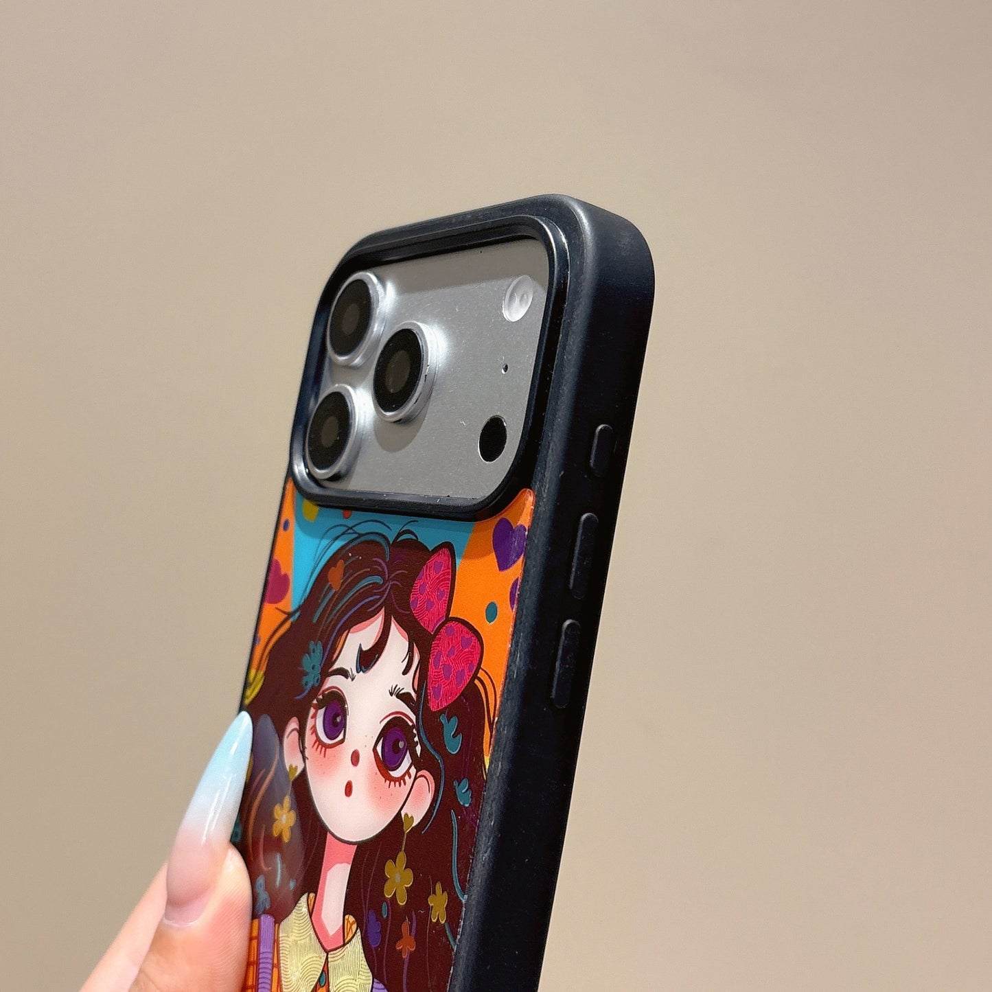 Apple iphone Cute Cartoon Girls' Fashion Creative Phone Case (Exclusive)